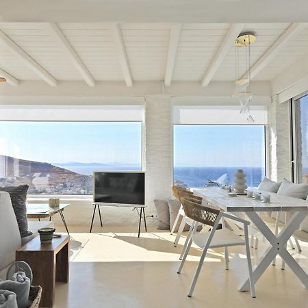 Luxurious Villa Lune With A Swimming Pool And A Fantastic Sea And Sunset View Ioulis ภายนอก รูปภาพ